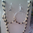 Kor�lky + n�u�nice,barva: kobalt + zlat�, cena: 95,-K�